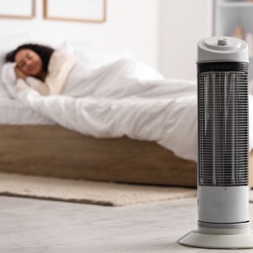 elektrische kachel hele nacht of verwarming aan