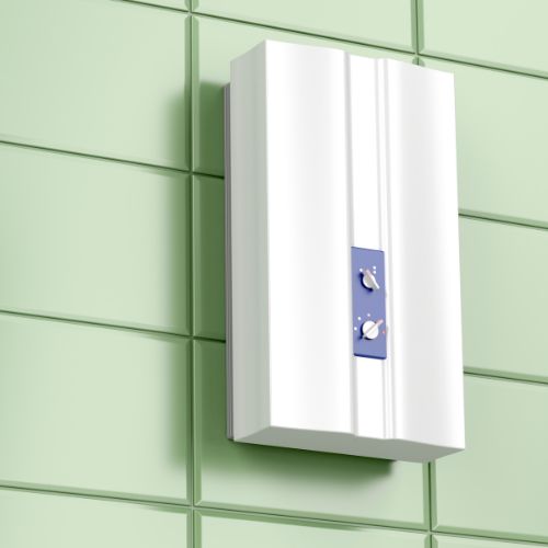 elektrische kachel ophangen